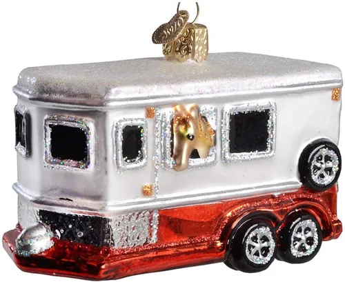 Vista 8 de Old World Christmas: Colección Fireman - Adorno de vidrio soplado para árbol de Navidad Granero