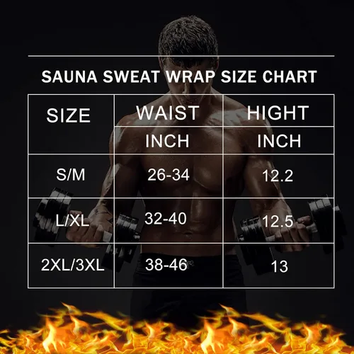 Vista 7 de Cinturón Reductor de Cintura Premium para Hombres, Cinturón Sauna de Entrenamiento de Cintura, Banda de Sudor para Hacer Ejercicio