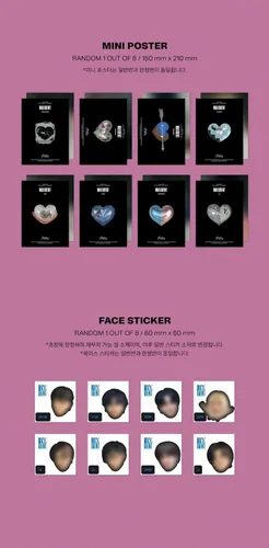Vista 4 de Stray Kids 2 Gift MAXIDENT Random ver. Pre-Order Benefit+KPOP Idol Mask+Extra Photocard