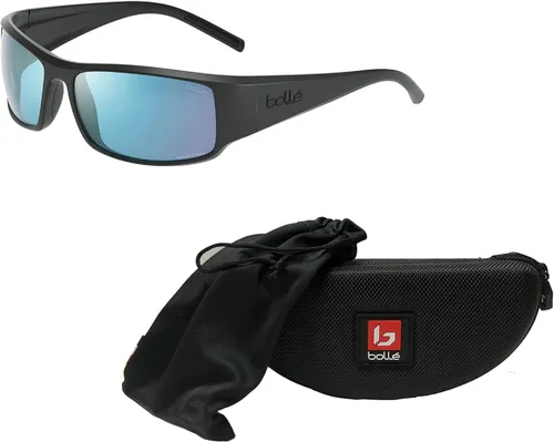 Vista 3 de bollé King Rectangle Sunglasses for Men + BUNDLE With Designer iWear Complimentary Eyewear Kit