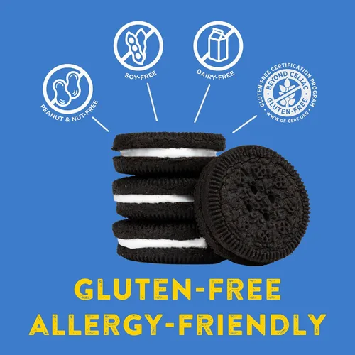 Vista 4 de Kinnikinnick, KinniTOOS Galletas de crema sándwich, chocolate, 8 onzas Galletas de chocolate con centro cremoso de vainilla, aptas para alérgicos