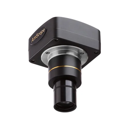 Vista 4 de AmScope MU500-CK - Cámara de microscopio USB de 5.0 MP con software y kit de calibración, compatible con Windows XP/Vista/7/8/10 y Mac OSX