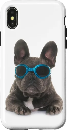 Vista 5 de Funda divertida para iPhone 17 con diseño de perro francés Bulldog Francés