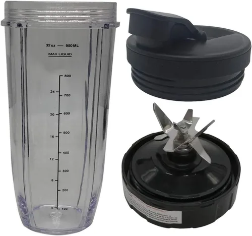 Vista 2 de joystar Cuchilla de piezas de repuesto para el ensamblaje de cuchillas extractoras Nutri Ninja Pro Funciona con estos modelos: Ninja Chef Licuadora