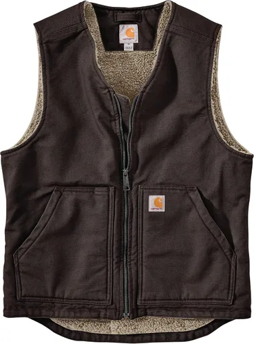 Vista 2 de Carhartt Chaleco holgado con forro de pato lavado para hombre