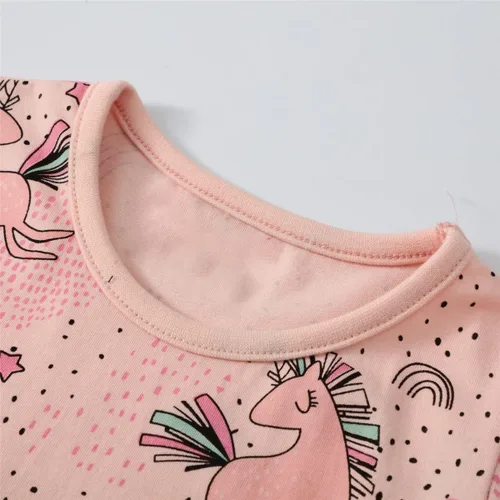 Vista 3 de FKKFYY Vestidos casuales de verano para niñas de 2 a 7 años