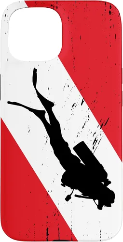 Vista 23 de Funda de buceo para iPhone 17, regalos de buceo, diseño vintage de buceo