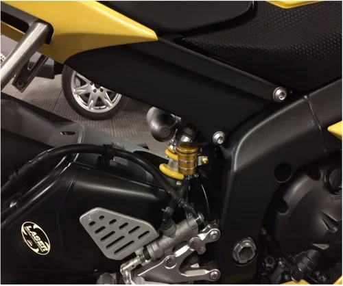 Vista 5 de DOLOX Vaso de aceite para Yamaha XTZ125 2003-2016 2004 2005 2006 2007 2008 2009 10 10 Depósito de líquido de freno trasero Depósito de embrague Tapa