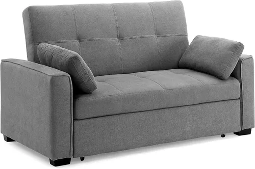 Vista 7 de Night & Day Muebles Nantucket Sofá cama gris claro completo