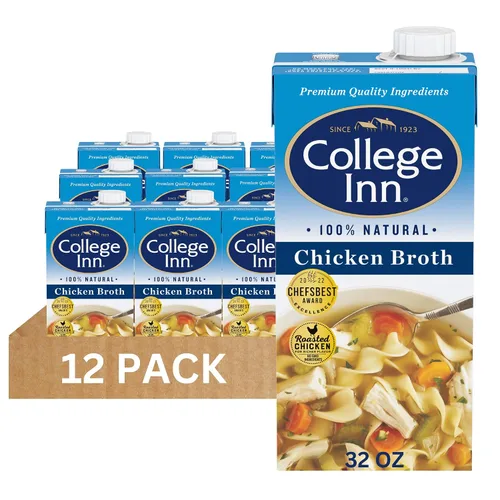 Vista 9 de College Inn Caldo de pollo orgánico totalmente natural, 32 onzas líquidas (paquete de 12)