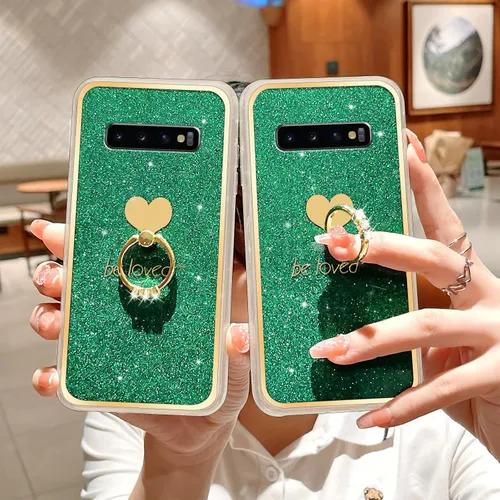 Vista 4 de Para Samsung Galaxy S10 Caja Del Teléfono (6.1 Pulgadas) - Verde