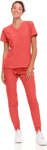 Vista 49 de Natural Uniforms Conjunto de ropa quirúrgica elástica para mujer con tallas regulares y pequeñas