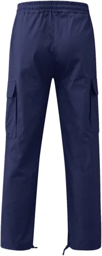 Vista 2 de EELHOE Baggy Cargo Pants for Men Ripstop Relaxed Fit Lightweight Trousers Work Outdoor Hiking Bottom Pant with Multi Pockets