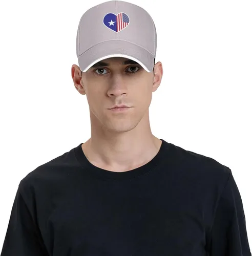 Vista 4 de I Love America and Bonnie Blue Flag Baseball Cap for Men Women Adjustable Funny Dad Hat
