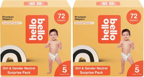 Vista 25 de Hello Bello Premium Pañales para bebé talla 6 68 unidades de pañales desechables, extra absorbentes, hipoalergénicos y ecológicos con ajuste