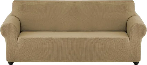 Vista 31 de CONRUSER Funda elástica para sofá, impermeable, funda de sofá suave, protector de muebles con parte inferior elástica para niños, mascotas Aqua