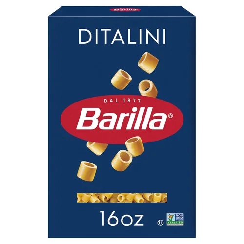 Vista 15 de Barilla Campanelle Pasta, caja de 16 onzas, pasta sin OMG hecha con sémola de trigo duro, pasta certificada Kosher