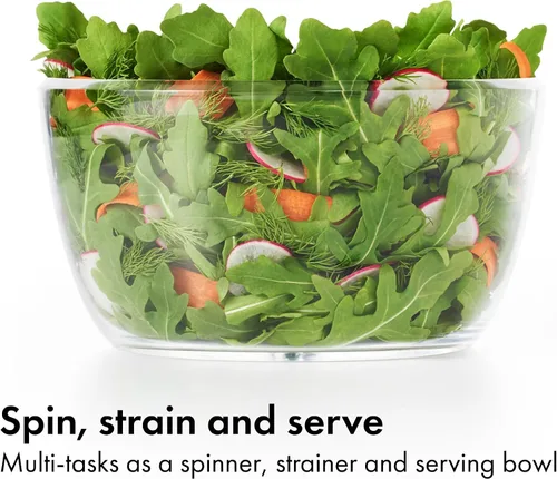 Vista 7 de OXO Good Grips Little Salad & Herb Spinner Pequeño