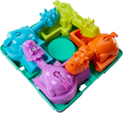 Vista 12 de Hasbro Gaming Hungry Hungry Hippos Dino Edition Juego de Mesa, Juego Preescolar para Edades de 4 Años en Adelante; para 2 a 4 Jugadores