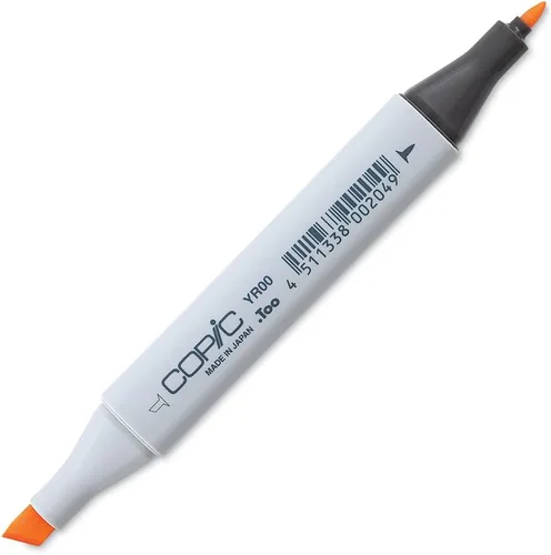 Vista 13 de Copic Marcador de alcohol clásico, de doble punta, Y08-Copic, amarillo ácido