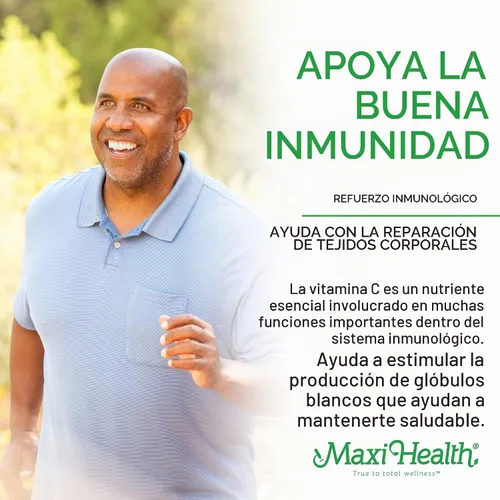 Vista 4 de Maxi Health® Suplemento de vitamina C 1000 mg (100 unidades)