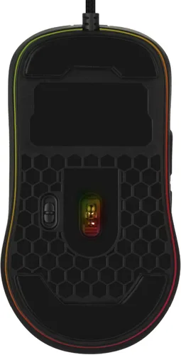 Vista 3 de Nixeus Revel-X - Ratón para videojuegos con sensor Pixart PMW 3370 de grado de juego impecable de 19000 DPI negro mate