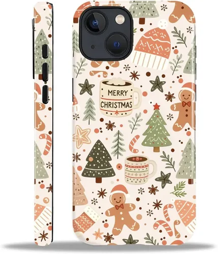Vista 147 de Funda para iPhone 13 iPhone 14, a prueba de golpes, funda protectora híbrida de 2 capas, doble protección contra caídas, antiarañazos, diseño