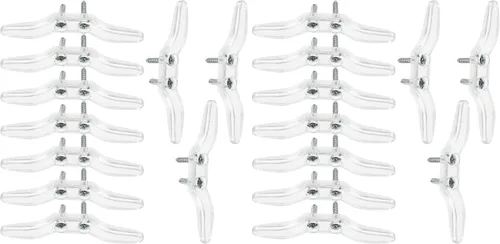 Vista 10 de DOITOOL Tacos de seguridad para cable ciego, piezas de control de cuerda de ventana de plástico transparente de 3.14 pulgadas con tornillos, paquete