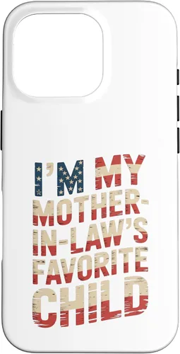 Vista 20 de Im My Mother in Law Favorite Child USA FlagFunny Parent Case for iPhone 16