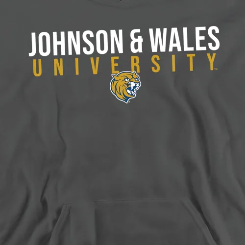 Vista 12 de Johnson & Wales University - Sudadera con capucha oficial para niños y niñas