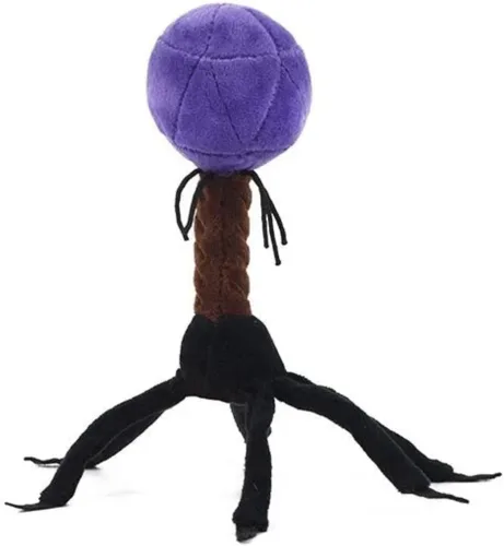 Vista 9 de Giant Microbes Juguete de peluche T4 (T4-Bacteriófago)