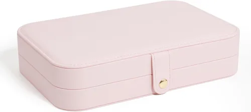 Vista 7 de V-LAFUY Organizador de viaje de joyería, joyero de viaje, organizador de joyas de viaje, cajas de joyería de viaje para mujeres, joyero portátil