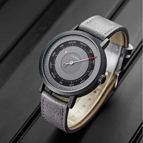 Vista 2 de SHENGKE SINOBI - Reloj de negocios para hombre diseño original de malla de acero para hombre reloj Relogio Masculino creativo