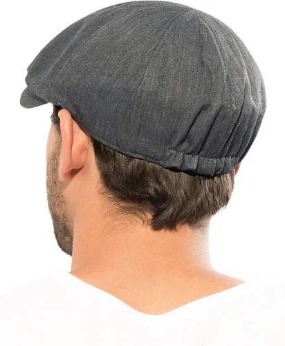Vista 9 de ililily Gorra plana de algodón Gatsby Ivy Irish Hunting Newsboy elástico