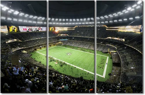 Vista 64 de Lincoln - Lienzo decorativo para pared, diseño de campo financiero de Filadelfia, paisaje de estadio de fútbol de Filadelfia, decoración de pared
