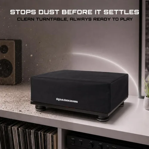 Vista 5 de TECHNICS - Cubierta antipolvo para tocadiscos SL-1200 / SL-1210 y Pioneer PLX-1000 Protector de tocadiscos