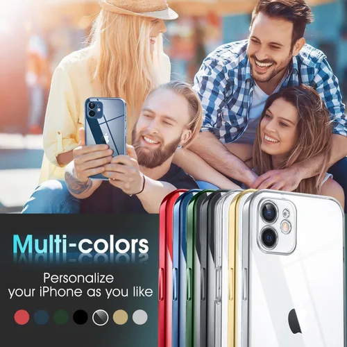 Vista 202 de Supdeal Funda cristalina transparente para iPhone 11, [No se amarillea] [Protección de la cámara] [Probado contra caídas de grado militar] Funda