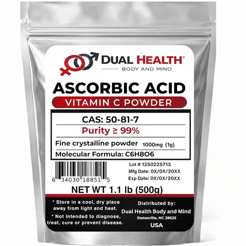 Vista 11 de Ácido ascórbico (1 libra) Polvo puro de vitamina C de alta potencia de grado alimenticio para células e inmunitarios, cristales finos solubles sin