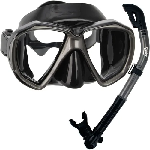 Vista 8 de PROMATE Snorkel Buceo Buceo Seco Máscara de Snorkel Deluxe Gear Set/ SCS0031
