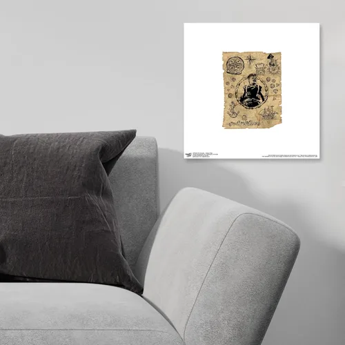 Vista 3 de Trends International Gallery Pops The Goonies - Póster de pared de mapa del tesoro, 12.00 x 12.00 pulgadas, versión sin marco
