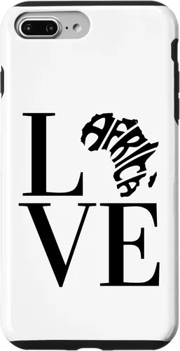 Vista 9 de iPhone 15 LOVE AFRICA, funda local del orgullo africano