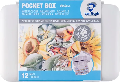 Vista 19 de Van Gogh - Juego de pinturas para acuarela, juego de tubos 10x10 ml Pintura de acuarela de grado profesional con alta resistencia a la luz