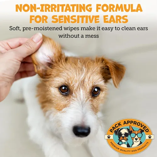 Vista 3 de Pack Approved Toallitas para oídos para perros con aloe vera y eucalipto