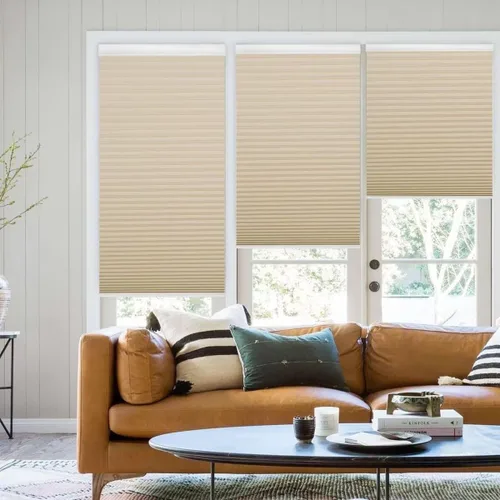 Vista 2 de MYshade Persianas celulares inalámbricas con filtro de luz de 1.5 pulgadas, aislamiento térmico, reducción de ruido, impermeables, tratamientos