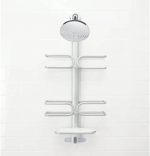 Vista 8 de OXO Good Grips - Carrito de ducha de aluminio de 3 niveles