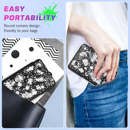 Vista 7 de MoKo Funda para 48 tarjetas de juego compatible con Nintendo Switch y Switch OLED, funda para juegos Switch Lite con 48 tarjetas de juego y 24