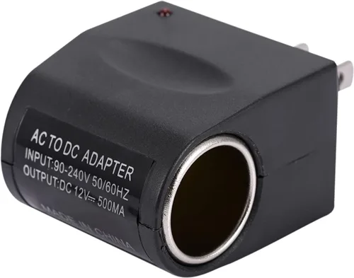 Vista 6 de Adaptador de encendedor de cigarrillos de coche convertidor de 12 V CC, convertidor de fuente de alimentación de CA a CC de 12 V, transformador