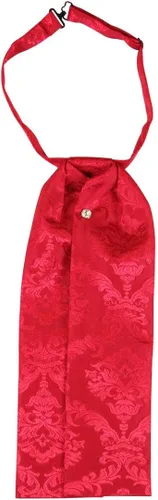 Vista 7 de Historical Emporium Corbata de satén jacquard para hombre, corbata victoriana eduardiana occidental para boda, Halloween, cosplay