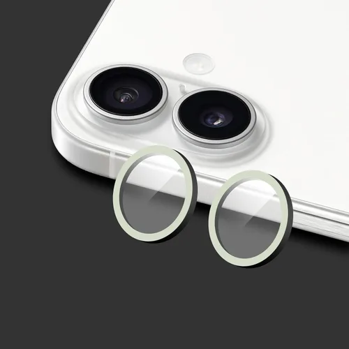 Vista 26 de Compatible con iPhone 11 Pro/11Pro Max/12 Pro Luminous Camera Lens Protector Ultra Thin Película de vidrio templado Protector de pantalla de cámara
