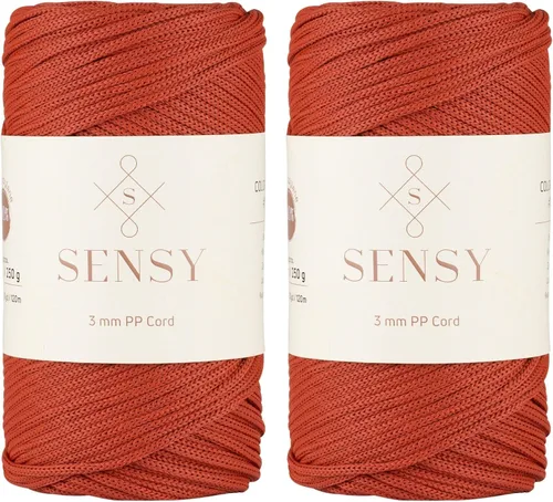 Vista 61 de Cuerda de poliéster Sensy Premium de 3 mm, 120 metros, 100% cordón de polipropileno, cuerda de macramé de 3 mm, cordón para bolsos de ganchillo